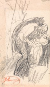 Unidentified Subject: A Man with a Child by George Romney